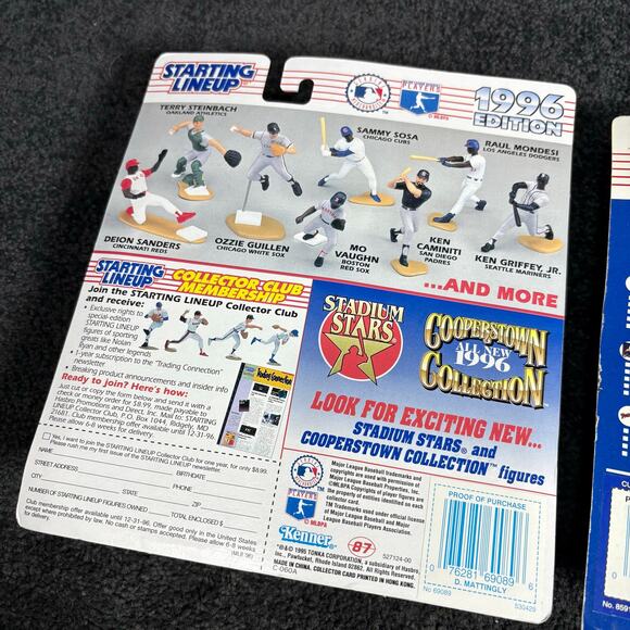 Don Mattingly New York Yankees Vintage 1988/1996 Starting Lineup Figures Lot NIB - Picture 4 of 5